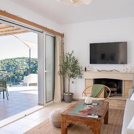 Villa Sea View With Private Garden And Terrace - Walk To Achladies (Skiathos)